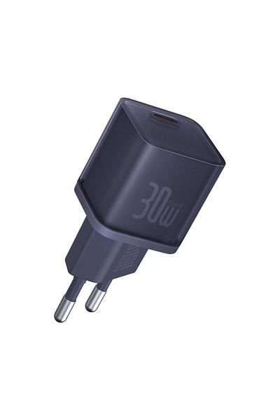 Baseus Incarcator GaN5S, Type-C, Fast Charge, 30W - Gallium Nitride - Purple