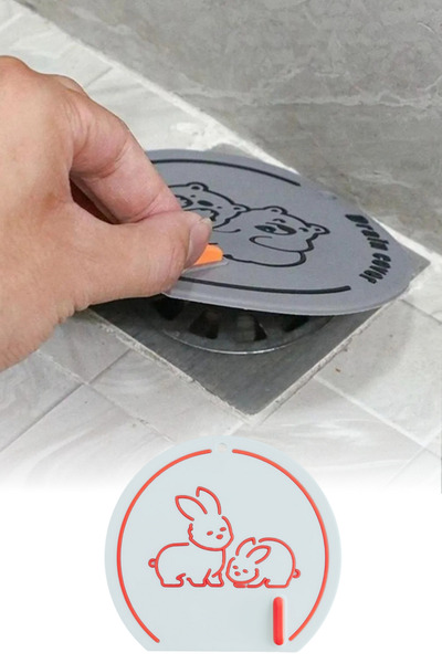 omilife Beyaz Kötü Koku Önleyici Silikon Mat Banyo Mutfak Lavabo Balkon Gider Tıpası Tıkacı Kapağı