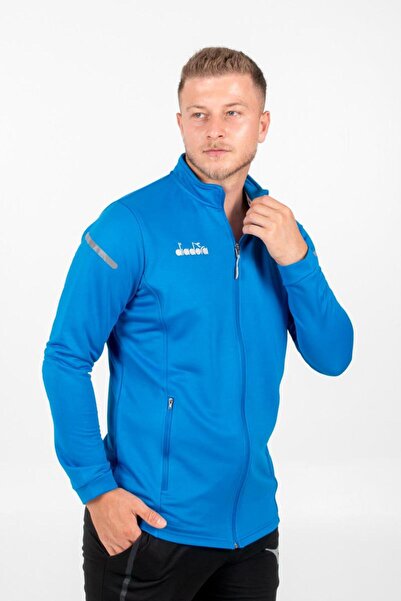 Diadora Alto 25 Kamp Eşofman Tek Üst Saks Mavi