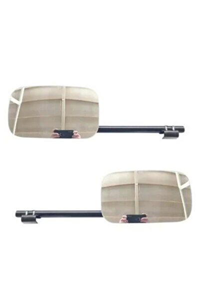 MOTAYSAN Karavan Aynası Camlı-1 Ayarlanabilir Plastik Ayaklı 140x70 mm