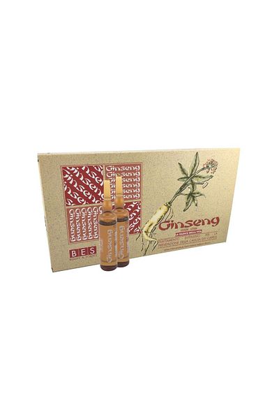 BES Tratament contra caderii parului Ginseng, 12 fiole x 10 ml, Beauty & Science
