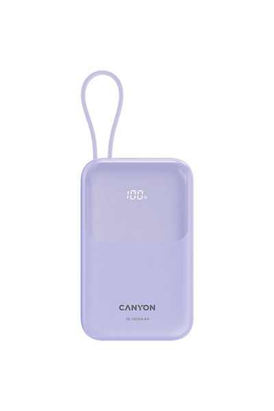 CANYON Baterie externă CANYON, OnPower 101, 10000 mAh, PD22.5W, violet