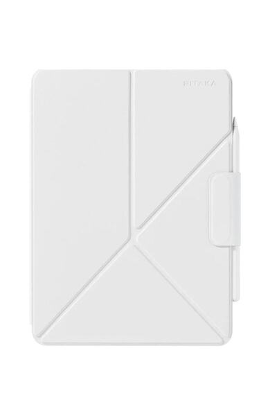 PITAKA Husă de protecție MagEZ Folio 2 pentru iPad Pro 13 2024, albă