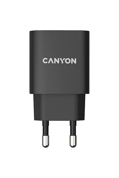 CANYON Încărcător USB-C H-20 cu încărcare rapidă PD 20W, negru