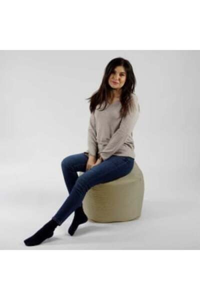 Pufrelax Taburet Cub Pufrelax, Material impermeabil - Bej