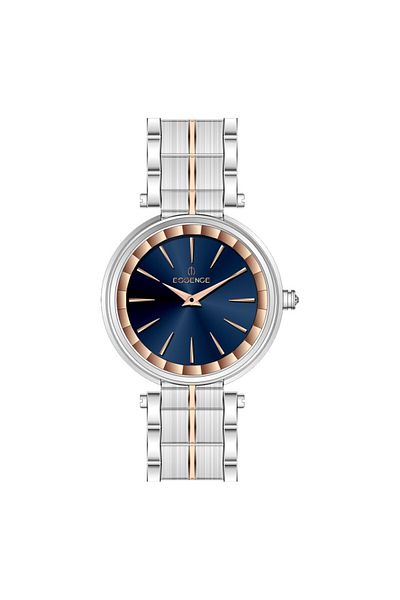 Essence Es6934Fe.520 Steel Case Steel Cord 5 Atm Waterproofness Metallic Color Women Wristwatch