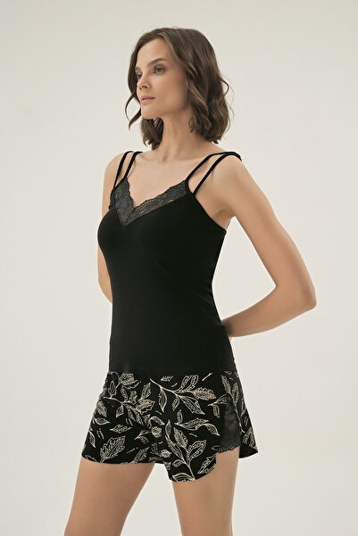 Sevim 17054 ЖІНОЧИЙ КОМПЛЕКТ ШОРТІВ З ТОНКИМИ ПЛЕЧАМИ