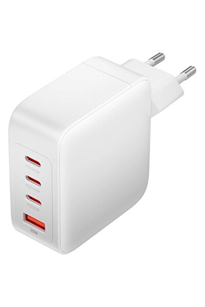 Vention Kit de încărcare GaN cu 4 porturi USB (140W/140W/30W/18W), ștecher UE, alb