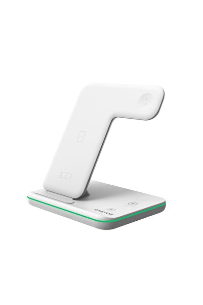 CANYON Suport de încărcare wireless WS-303 3 în 1, alb