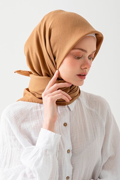 nisaNCa 2 Pcs Soft Cotton Jacquard Scarf – Natural Textured, Lightweight and Breathable Fabric- Bamboo Cashew Scarf Soft