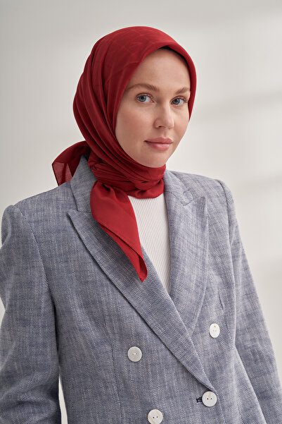 ARMANDA Seher a Pattern Scarf - Bordo