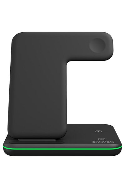 CANYON Încărcător wireless WS-303 3 în 1, negru