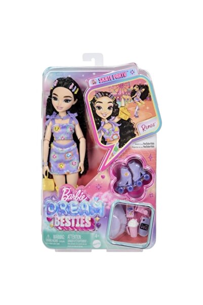 Barbie Dream Wrotki Renee Doll with Thematic Accessories, 4 Years+