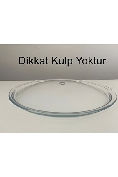 Universal 18 Cm Kulpsuz Cam Kapak (Sahan, Tava, Tencere Uyumlu Çerçevesiz Cam...