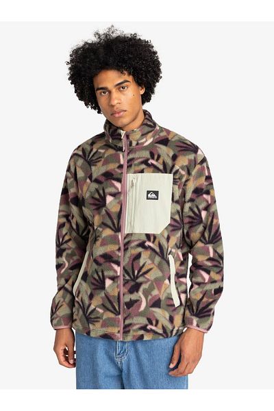 Quiksilver Clean Coast Fz Men's Fleece Jacket Eqyft04957 Qk.Gfl6 Multicolor-L