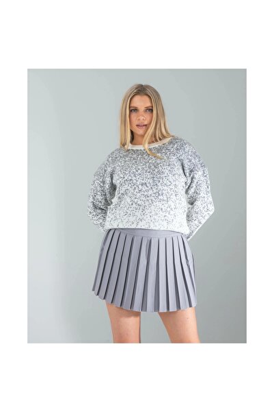 Generic Brand Gray Snowflake Knitwear Sweater – Affordable, Fast Shipping, Tr...
