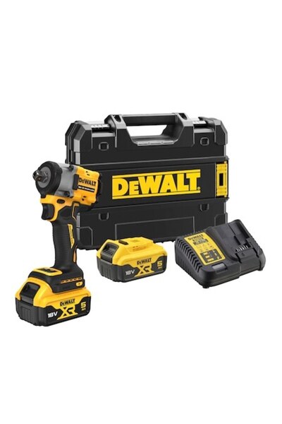 Dewalt Mașină de găurit cu impact compactă DCF922P2T, 18V XR, 406 Nm, 2 bater...