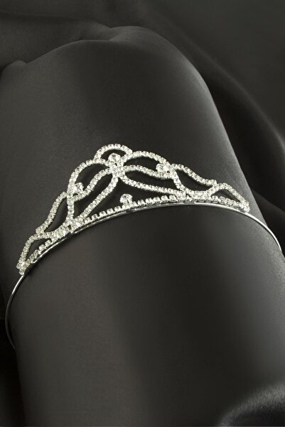 feryal تاج الزفاف المرصع بالأحجار