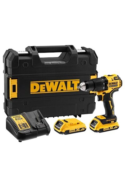 Dewalt Mașină de găurit și percuție compactă DCD709D2T, 18V XR, 65 Nm