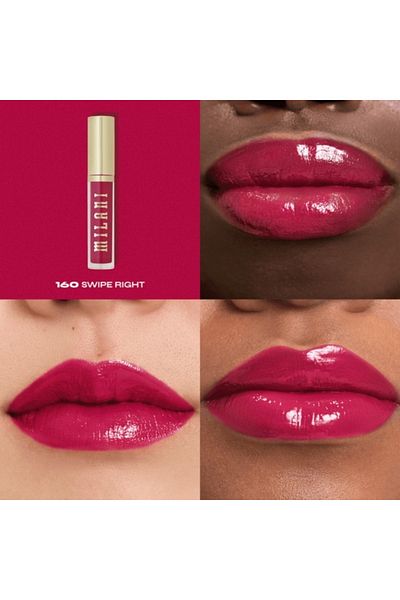 MILANI Keep It Full Maxxx Lip Plumper 160 Swipe Right – Vegan, Hydrating High‑Shine Tinted Lip Gloss
