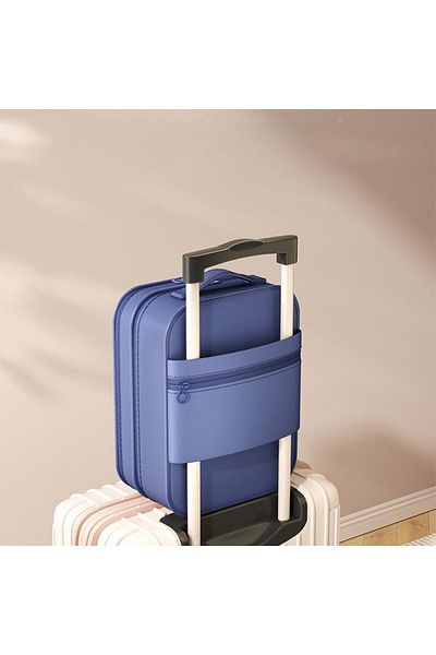 Generic Travel Storage Shoe Bag, Portable Suitcase Mobile Shoe Cabinet, Shoe Dust Cover Frame 22*30*15 Cm