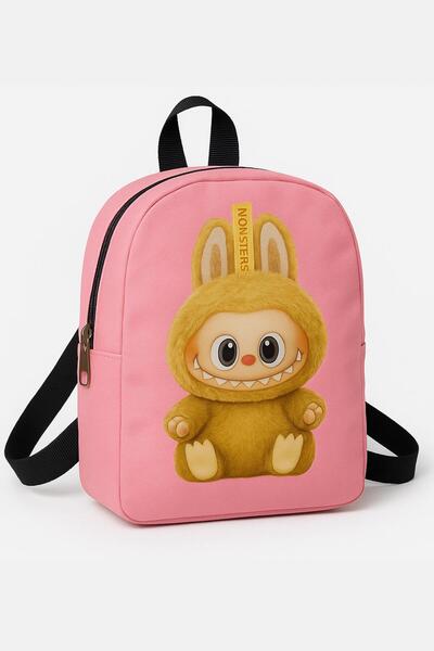 Bambus Home Labubu Karakter Mini Tek Gözlü Günlük Çocuk Sırt Çantası
