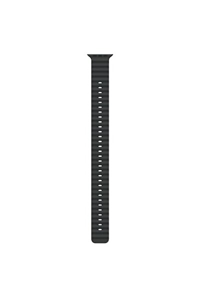 Apple Curea pentru Watch 49mm, Black Ocean Band Extension - Titanium Finish