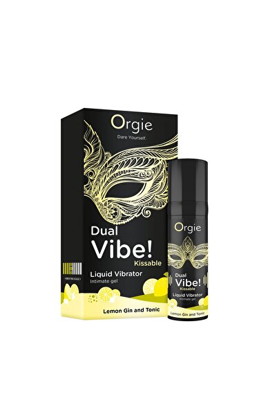 Orgie Gel Intim Comestibil Kissable Arousal – Lamaie Gin & Tonic, cu Efecte V...
