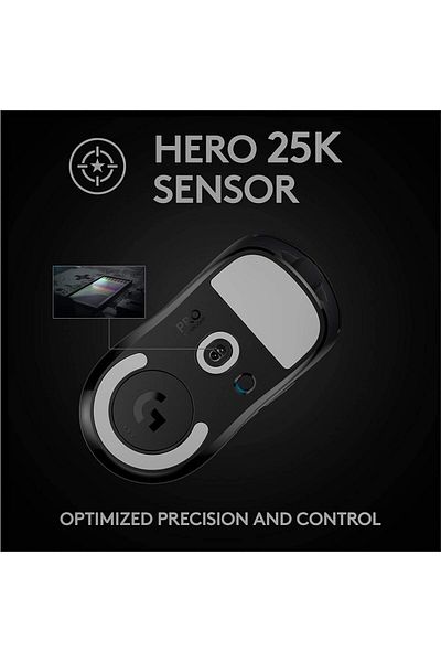Logitech G Logitech G Pro Superlight Wireless Gaming Mouse, Ultra-Lightweight 63g, HERO 25K Sensor,