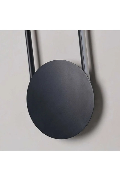 LUXXO Wall Lamp with LED, 12W, Warm Light (3000K), 48x15x2cm, Black