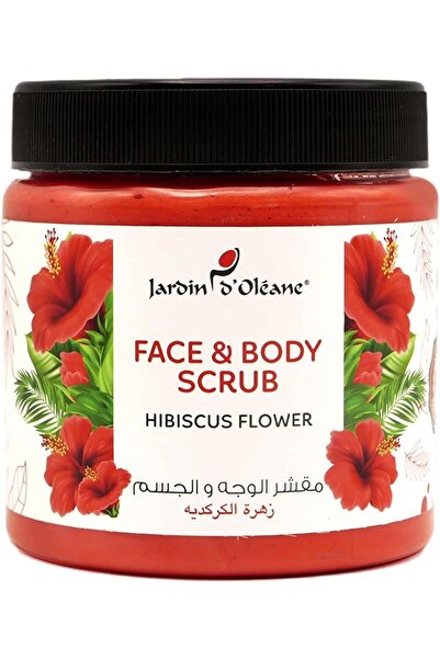 Jardin Oleane مقشر الوجه والجسم بزهرة الكركديه ٥٠٠ مل - يُقشّر البشرة ويُضفي ...