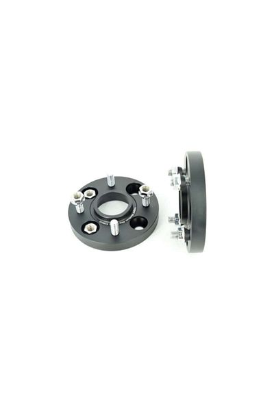 ideal STORE Distantier jante auto idealSTORE 4x108 de 20mm 63.3mm Negru, prindere dubla, prezoane incluse