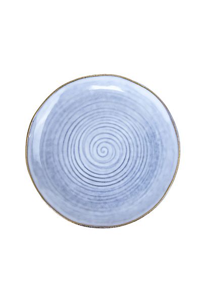 Cuisine Art Tia Stoneware Side Plate - 21cm, Blue (Set of 1)