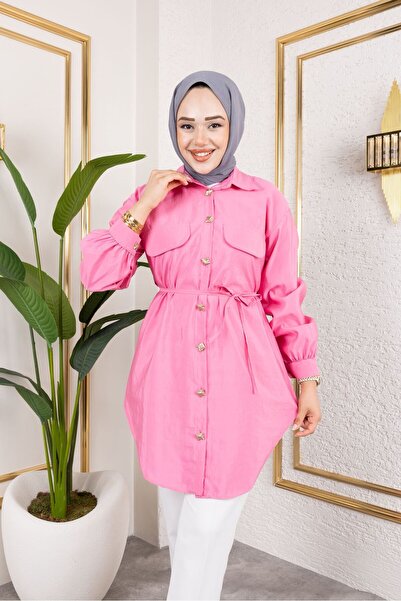 Rema Modal Fabric Ornament Cap Women Shirt 80 cm