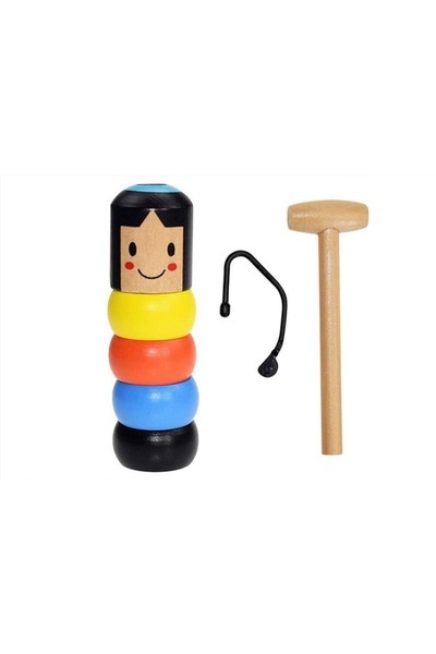 OEM Jucarie magica papusa din lemn incasabila