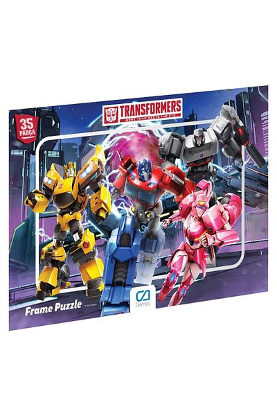 CA Games Transformers Licensed 35 Piece Framed 34X24Cm Children's Puzzle Puzzle New Series