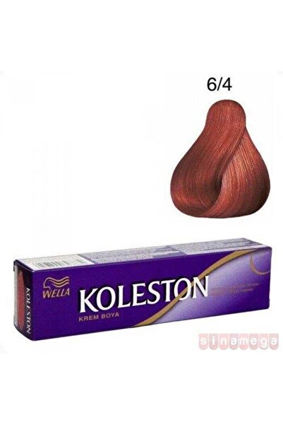 wella koleston SİNGLE SAÇ BOYASI & NO: 6/4 KIZIL BAKIR