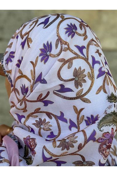 ALDAİR Viscose Pajmera 110 Grams with a Pattern Keşmir2