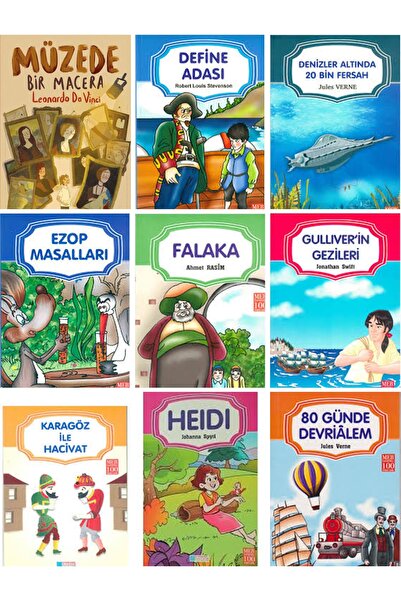 Timaş Çocuk Müzede Bir Macera,FALAKA,EZOP MASALLARI,HEIDI,9 KİTAPSET 2.3.SINIF