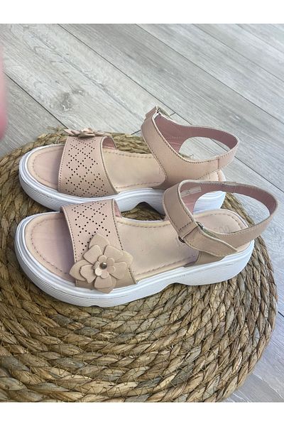 maxxi Vintage Powder Leather Sandals