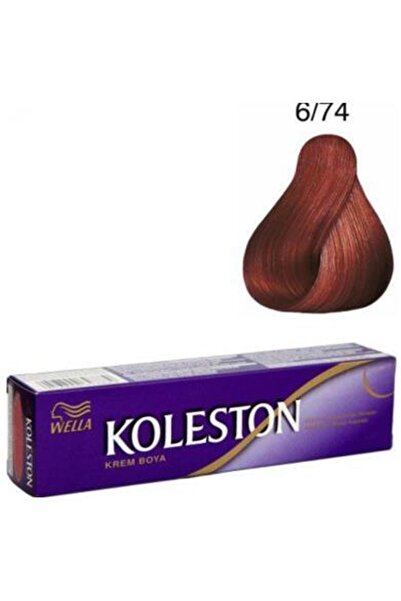 wella koleston SİNGLE SAÇ BOYASI & NO: 6/74 TERRAKOTA