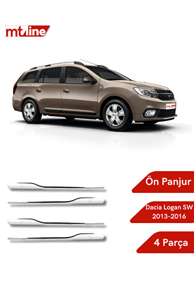 as aktif otomotiv oto krom aksesuarları Dacia Logan Mcv SW Ön Panjur 4 Parça ...