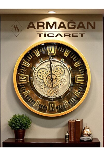 Armağan METAL ÇARKLI DUVAR SAATİ 46*46CM