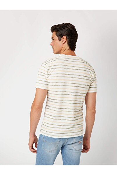 Guess Ss Cn Striped Tee