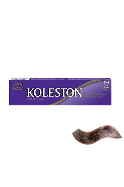 wella koleston SİNGLE SAÇ BOYASI & NO: 3/4 KOYU KESTANE
