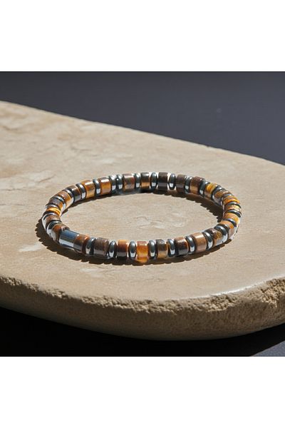 Perlavita Cut Toxic Ties - Break Harmful Relationships and Set Boundaries Bracelet (Tiger Eye)