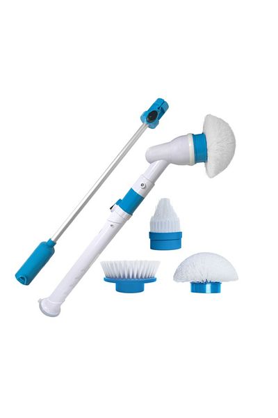 Blasko Perie electrica rotativa pentru baie/bucatarie, cu 3 capete interschimbabile