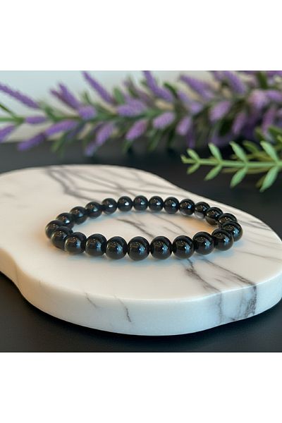 Perlavita Abundance Seal - Protect and Increase Earned Money Onyx Bracelet