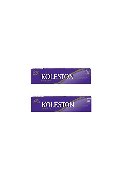 wella koleston Koleston Tüp .4/77 Kadife Kahve X 2 Adet