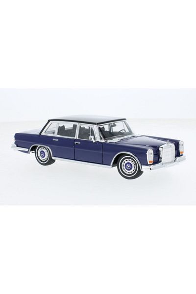 WELLY Mercedes 600 (1963) blue model car 1:24